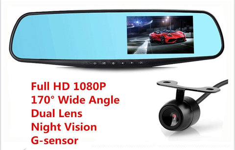 Image of REAR VIEW MIRROR W/ DASHCAM AND BACK CAM