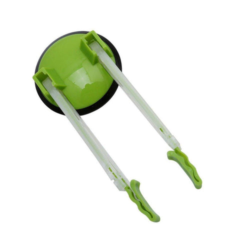 Image of 6 PCS Non-Slip Plastic Adjustable Folding Rack Free Hands Clip Ziplock Storage Bag