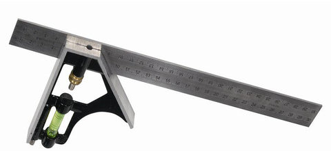 Image of ADJUSTABLE 300mm (12") ENGINEERS COMBINATION TRY SQUARE SET RIGHT ANGLE