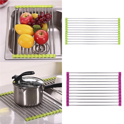 Image of Roll Up Silicone Drying Rack