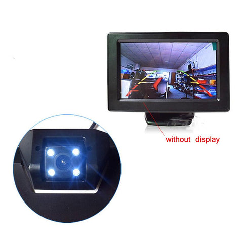 Image of Waterproof European License Plate Frame Rear View Camera