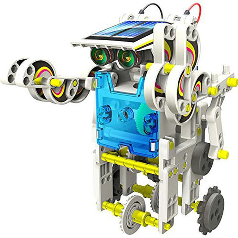Image of Advanced 14 in 1 DIY Solar Robot Kit