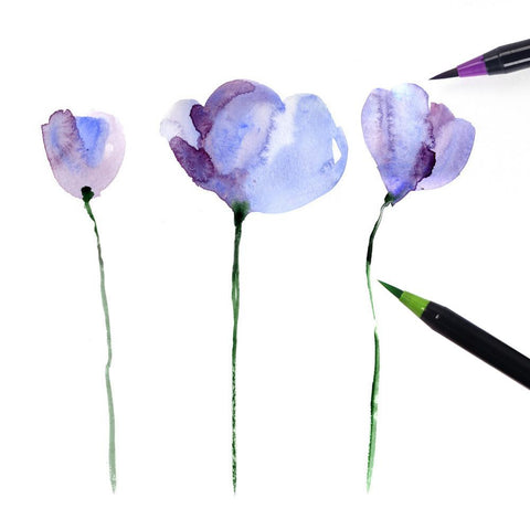 Image of Watercolor Brush Pens - 20 Piece Set
