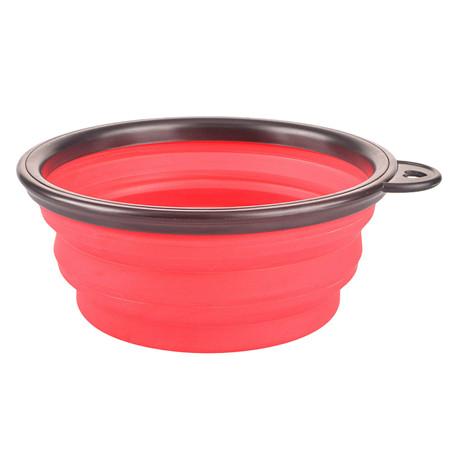 Image of Collapsible Silicone Dog Bowl