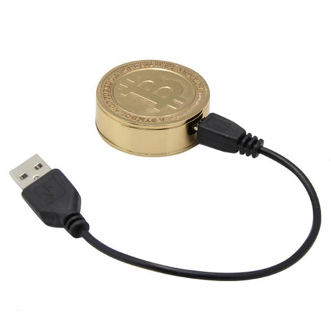 Image of Rechargeable Flameless Bitcoin Electronic USB Lighter
