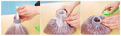 Image of Airtight Sealer Reusable Plastic Bag Cap