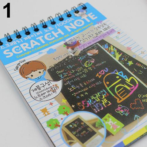 Image of Scratch-Off Magic Rainbow Notebook