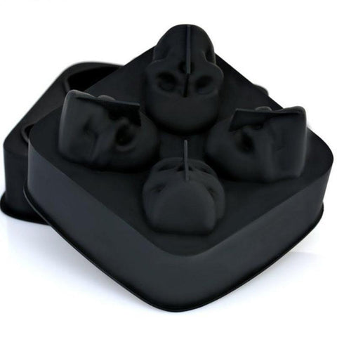 Image of Skull Ice Cube Mold Tray