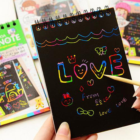 Image of Scratch-Off Magic Rainbow Notebook