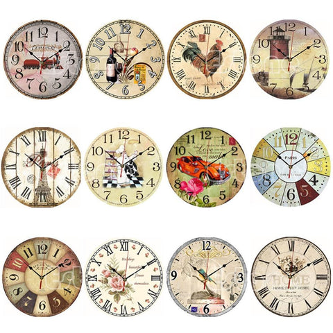 Image of Vintage Wooden Wall Clock