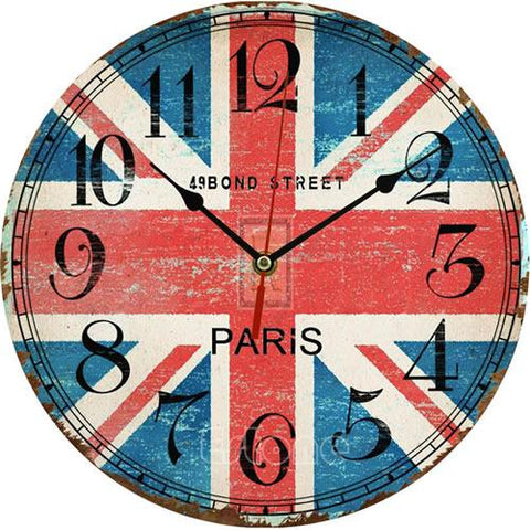 Image of Vintage Wooden Wall Clock