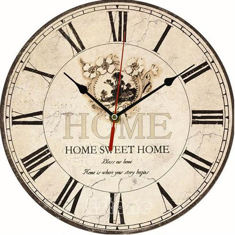 Image of Vintage Wooden Wall Clock