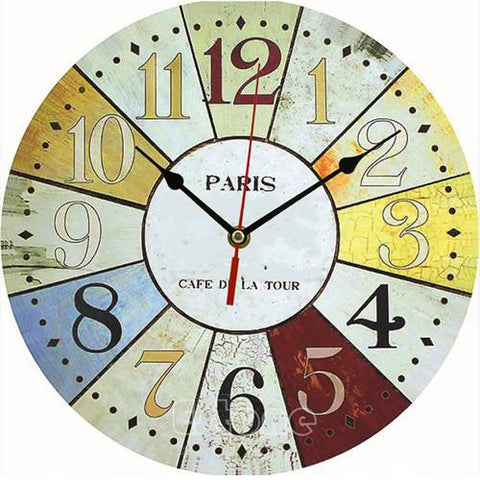 Image of Vintage Wooden Wall Clock