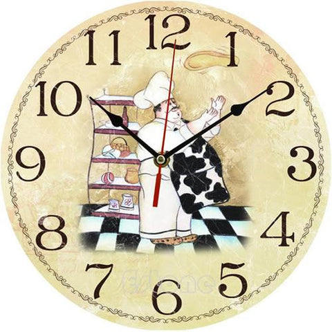 Image of Vintage Wooden Wall Clock