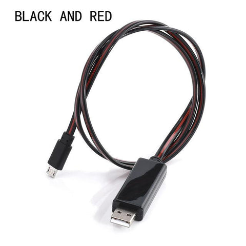 Image of Charger Cable Glowing Flow