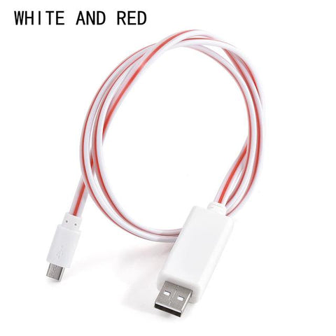 Image of Charger Cable Glowing Flow