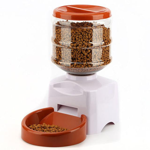 Image of 5.5L Automatic Pet Feeder With Voice Message Recording And LCD Screen