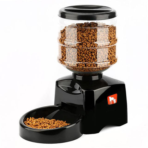 Image of 5.5L Automatic Pet Feeder With Voice Message Recording And LCD Screen