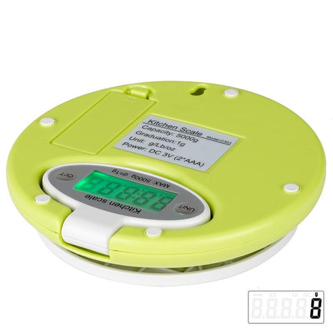 Image of 5000g/1g Mini Portable Digital Electronic Kitchen Household Scale