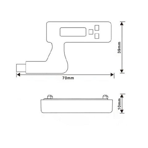 Image of Headline SET OF 10 LED HINGE LIGHTS