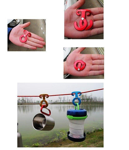 Image of Aluminum Rope Hanger Multifunction Outdoor Camping