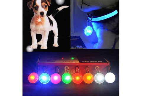 Image of Flashing LED Dog Collar Pendant Clip Light