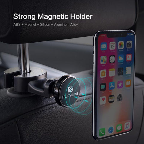 Image of Back Seat Headrest Magnetic Phone Holder