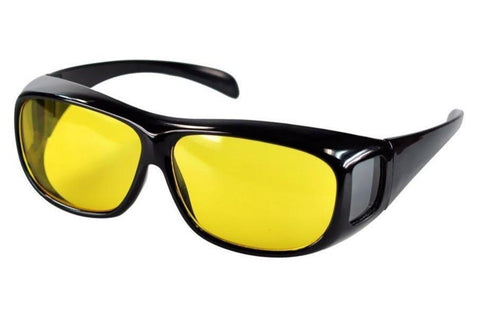 Image of NIGHT VISION ANTI-GLARE WRAPAROUND GLASSES