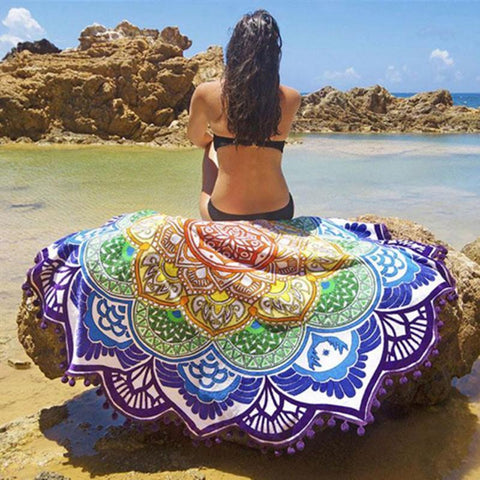 Image of Boho Lotus Tapestry