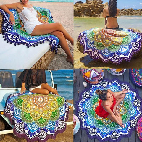Image of Boho Lotus Tapestry