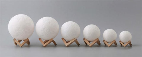 Image of Moon Style Light Desk Decoration