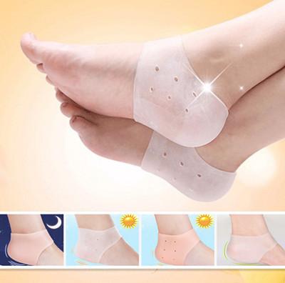 Image of Silicone Gel Heel and Ankle Sleeve for Plantar Fasciitis