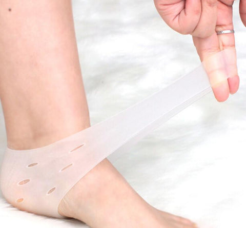 Image of Silicone Gel Heel and Ankle Sleeve for Plantar Fasciitis