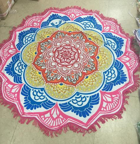 Image of Boho Lotus Tapestry
