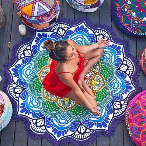 Image of Boho Lotus Tapestry
