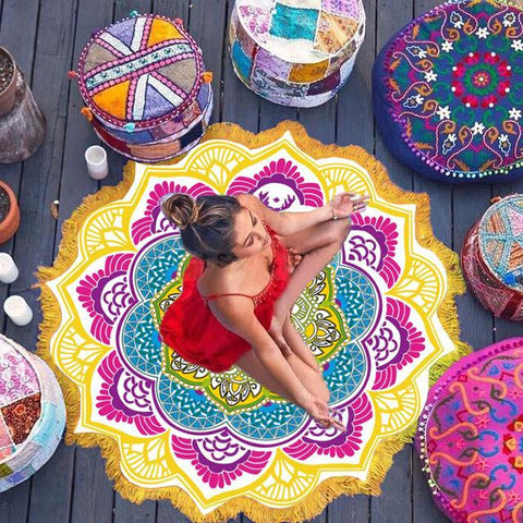 Image of Boho Lotus Tapestry
