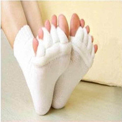 Image of 1Pair Foot Massager Socks Finger Separator Massage Sleeping Health Foot