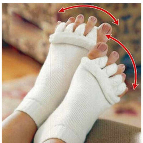 Image of 1Pair Foot Massager Socks Finger Separator Massage Sleeping Health Foot