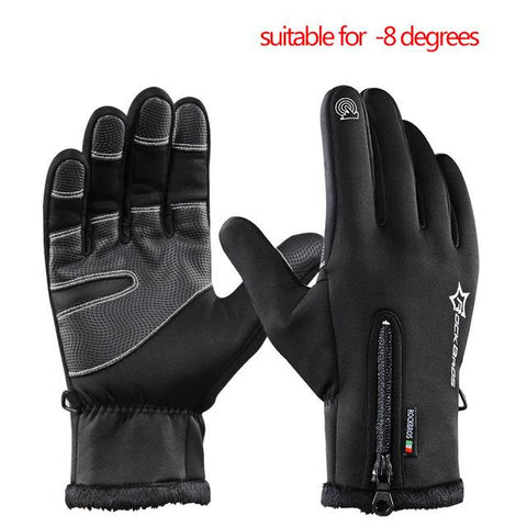 Image of ANTI-SLIP WINTER GLOVES - THERMAL & WINDPROOF