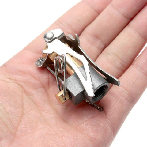 Image of Folding Mini Camping Gas Stove Survival Cooker