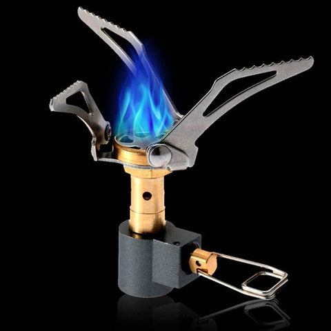 Image of Folding Mini Camping Gas Stove Survival Cooker