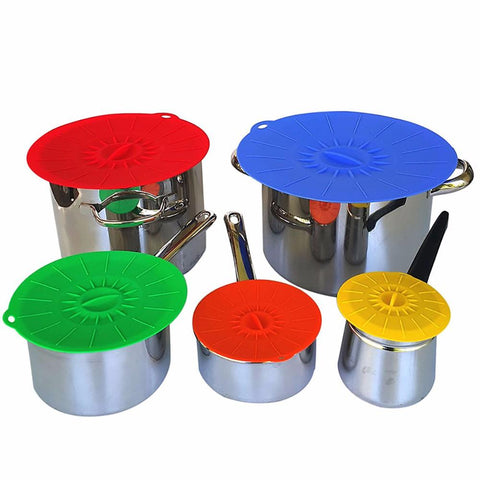 Image of Reusable Silicone Food Covers