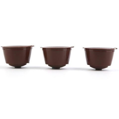 Image of Reusable Compatible Rechargeable Plastic Coffee Filter Baskets
