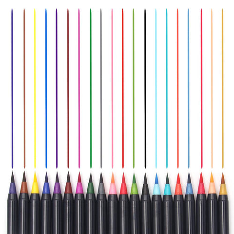 Image of Watercolor Brush Pens - 20 Piece Set