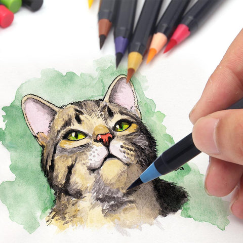 Image of Watercolor Brush Pens - 20 Piece Set