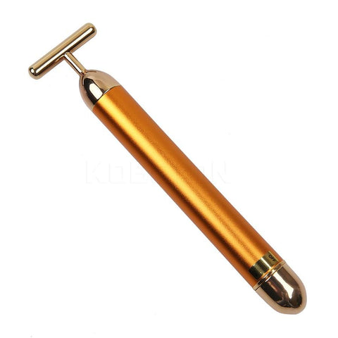 Image of Golden Vibration Facial Massage Roller