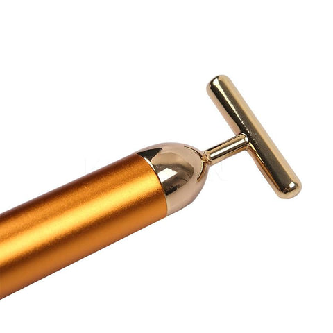 Image of Golden Vibration Facial Massage Roller