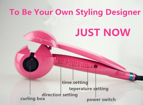 Image of Automatic Steam Hair Curler