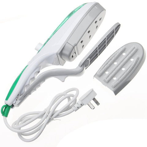 Image of Portable Handheld Clothes Steam Iron with Steam Brush