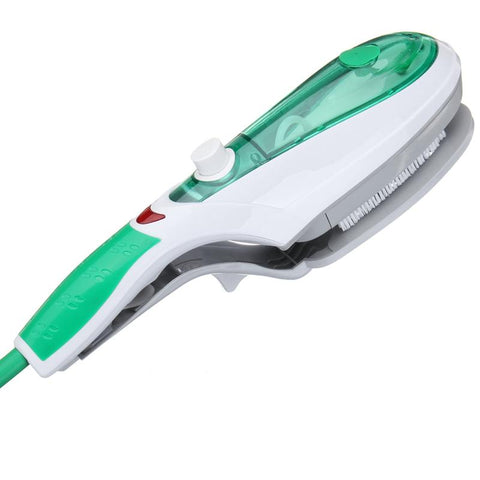 Image of Portable Handheld Clothes Steam Iron with Steam Brush